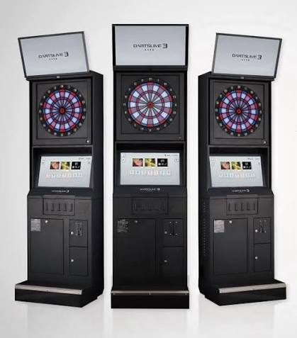 DARTSLIVE 3 Lite soft-tip dart machines, the model available at Good Vibes Social Club